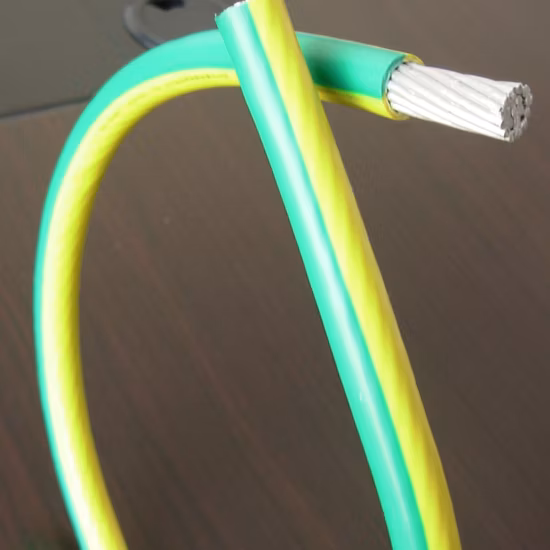 유연한 고체 연선 구리 알루미늄 PVC 절연 후크 업 하우스 배선용 전선